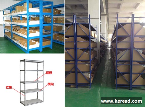 輕型貨架：結構簡單、價格便宜